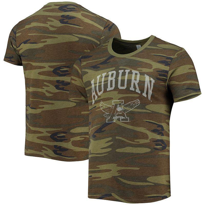 Mens Alternative Apparel Camo Auburn Tigers Arch Logo Tri-Blend T-shirt Product Image