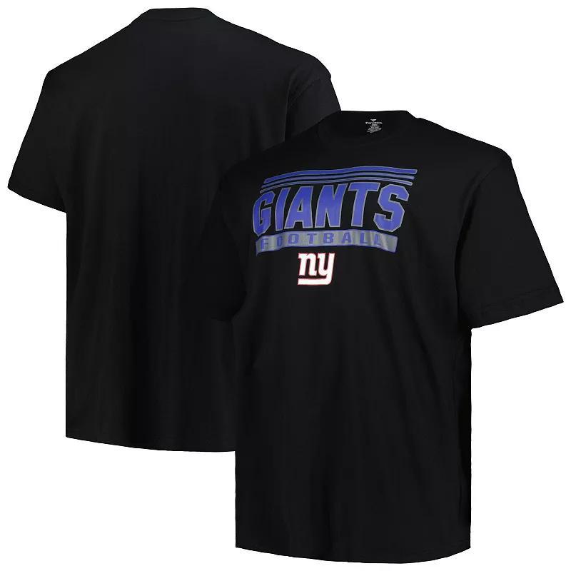 Mens Fanatics Branded New York Giants Big & Tall Pop T-Shirt Product Image