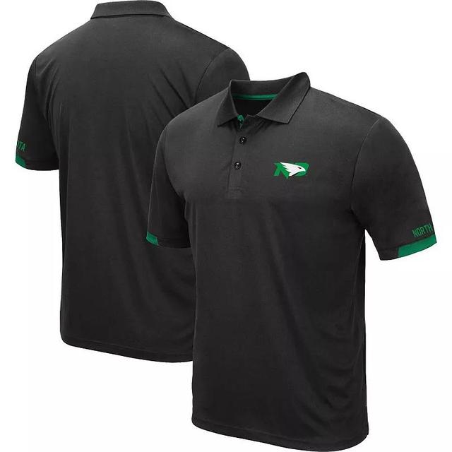 Mens Colosseum Black North Dakota Santry Polo Product Image