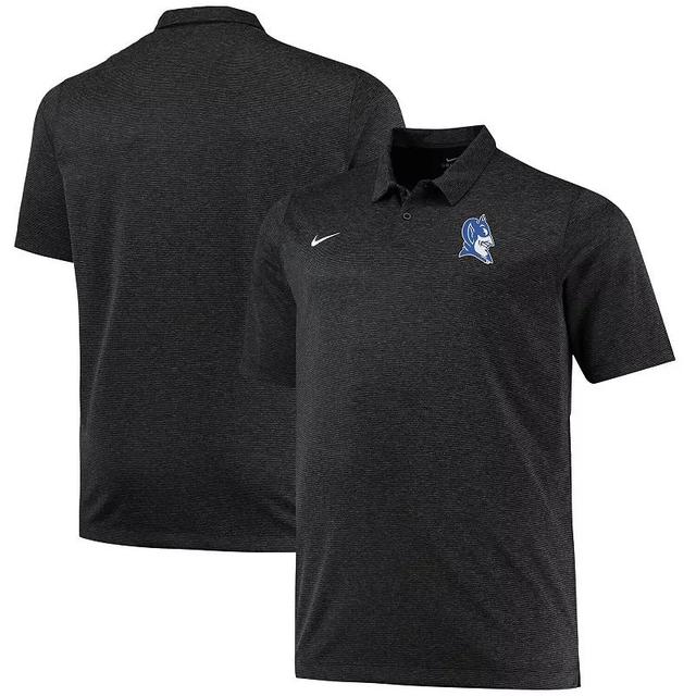 Mens Nike Heathered Black Duke Blue Devils Big and Tall Performance Polo Shirt Product Image