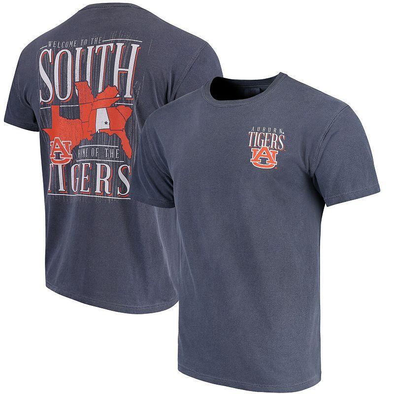 Mens Auburn Tigers Welcome to the South Comfort Colors T-Shirt Blue Product Image