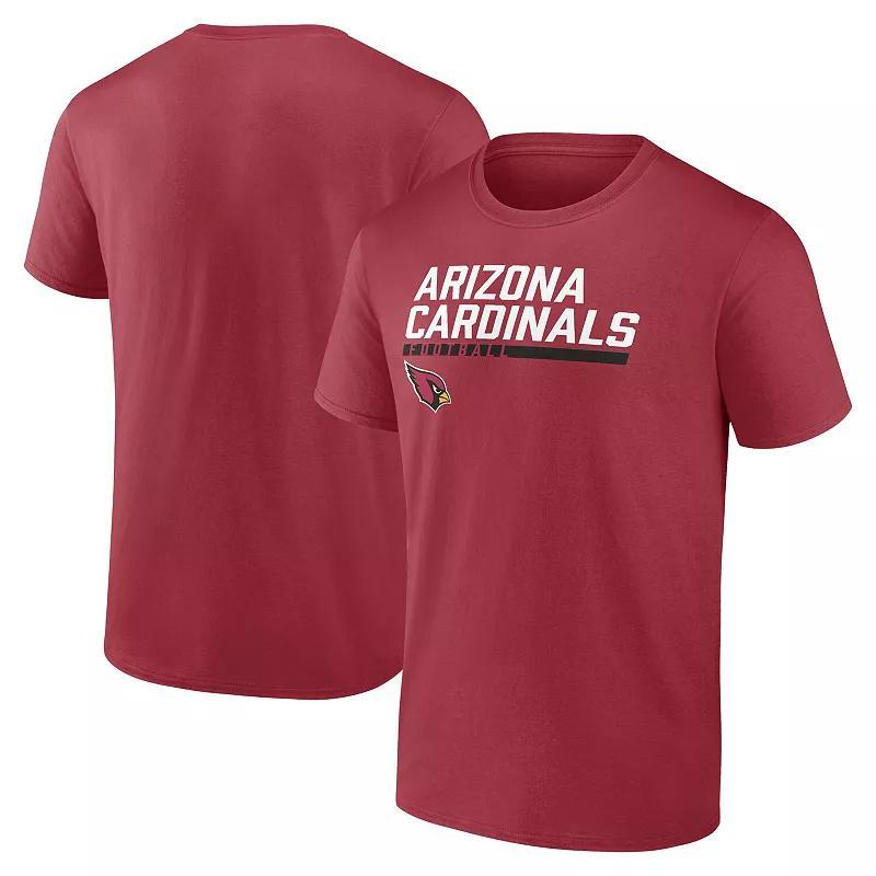 Mens Fanatics Branded Cardinal Arizona Cardinals Stacked T-Shirt Product Image