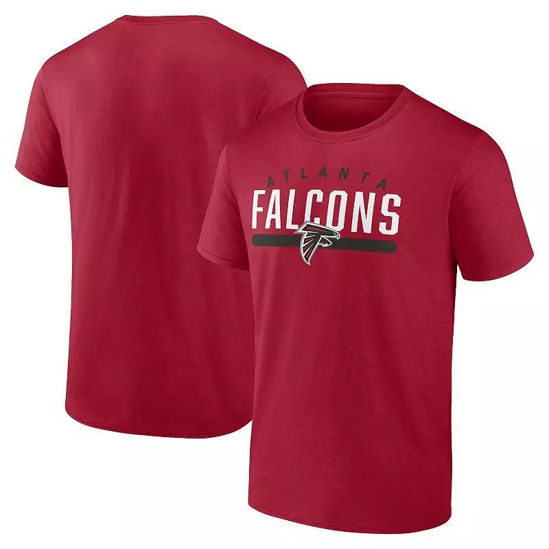 Mens Fanatics Branded Red Atlanta Falcons Big & Tall Arc and Pill T-Shirt Product Image