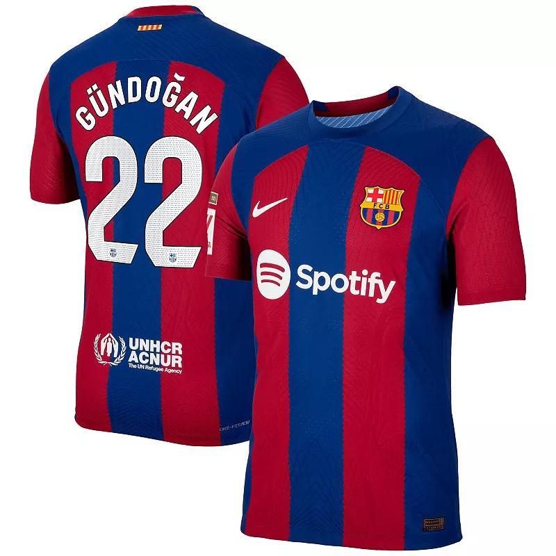 Mens Nike Ilkay Gndogan Royal Barcelona 2023/24 Home Match Authentic Player Jersey Product Image