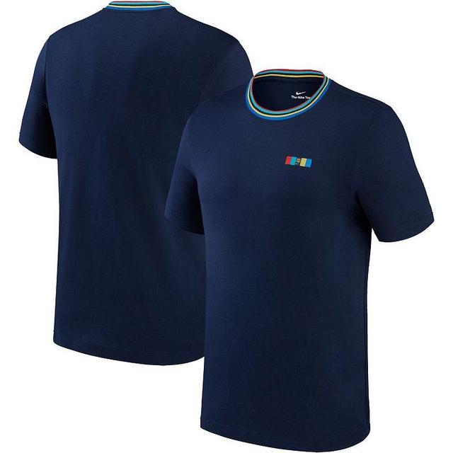 Mens Nike Navy Barcelona Ignite T-Shirt Bar Blue Product Image