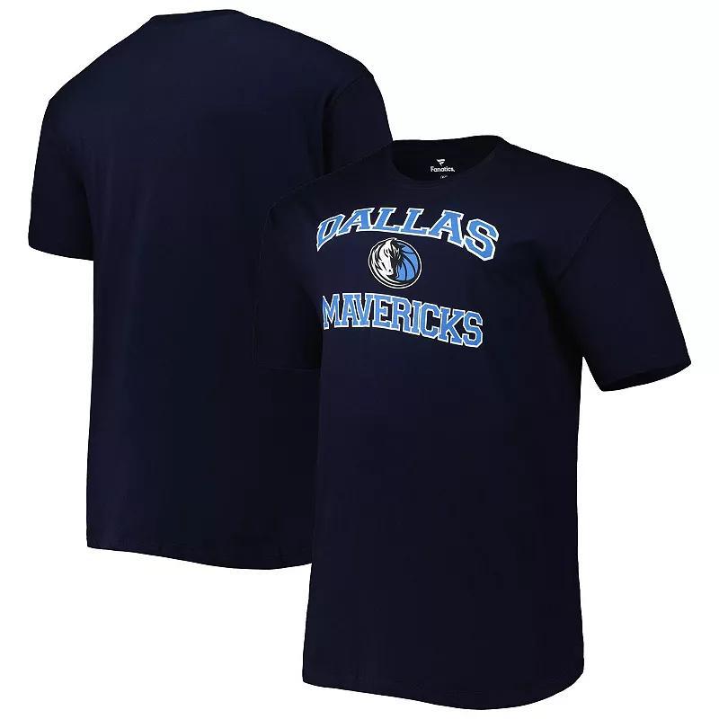 Mens Dallas Mavericks Big & Tall Heart & Soul T-Shirt Blue Product Image