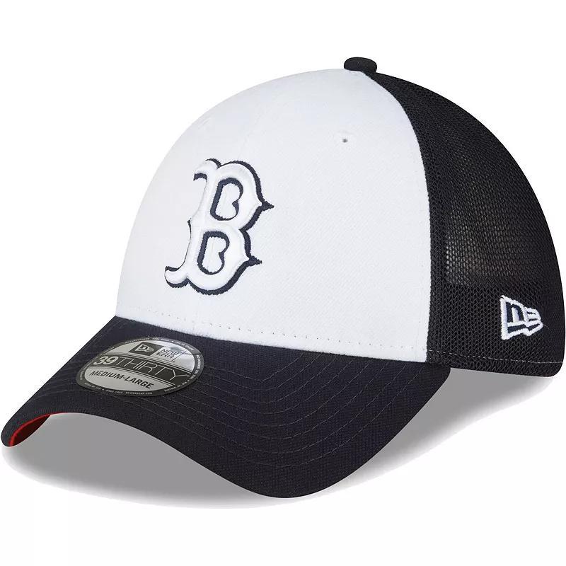 Mens New Era Navy/White Boston Red Sox 2023 On-Field Batting Practice 39THIRTY Flex Hat Product Image