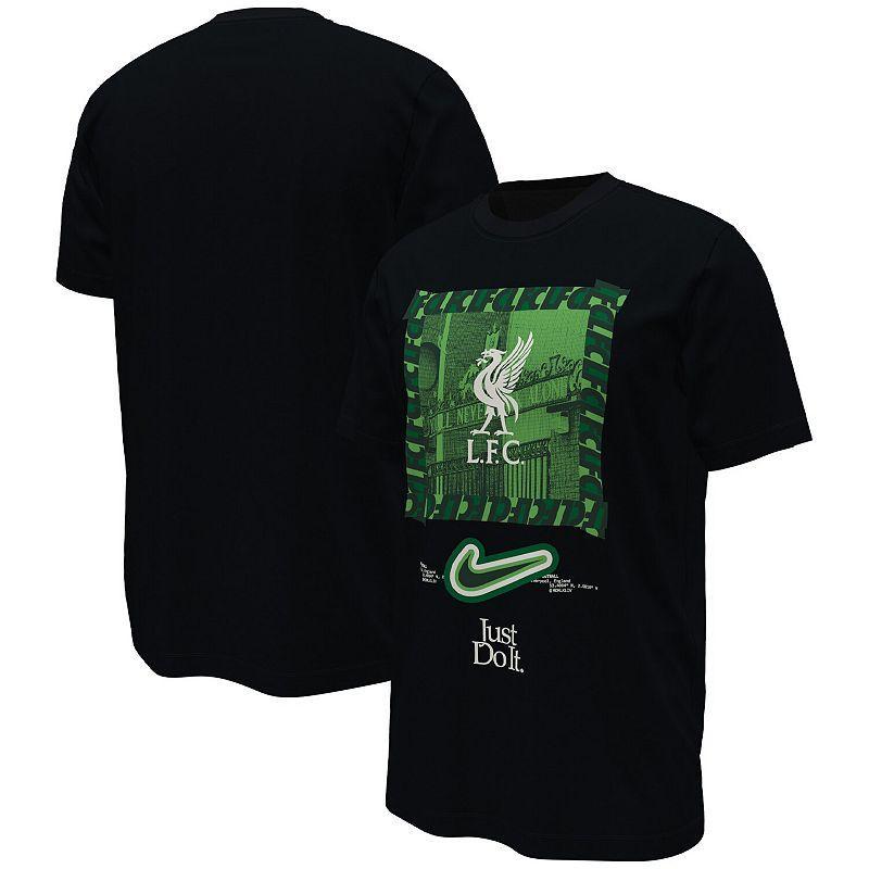 Mens Nike Black Liverpool DNA T-Shirt Product Image