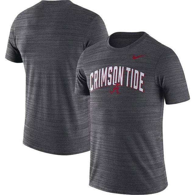 Mens Nike Black Alabama Crimson Tide Game Day Sideline Velocity Performance T-Shirt Product Image