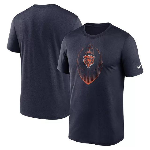 Mens Nike Chicago Bears Primetime Legend Icon Performance T-Shirt Blue Product Image