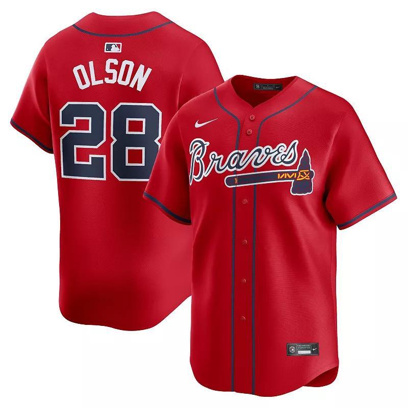 Mens Nike Matt Olson Atlanta Braves Alternate Limited Player Jersey Product Image