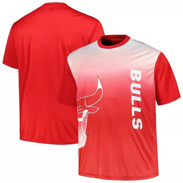 Mens Chicago Bulls Big & Tall Sublimated T-Shirt Product Image