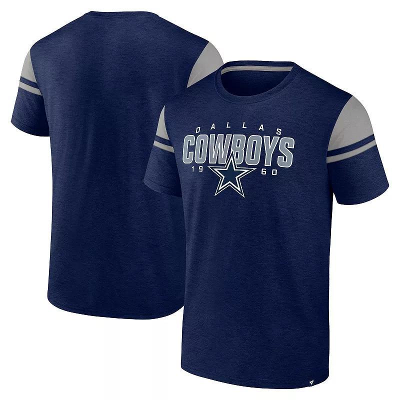 Mens Fanatics Dallas Cowboys Old School Play Slub T-Shirt Blue Product Image