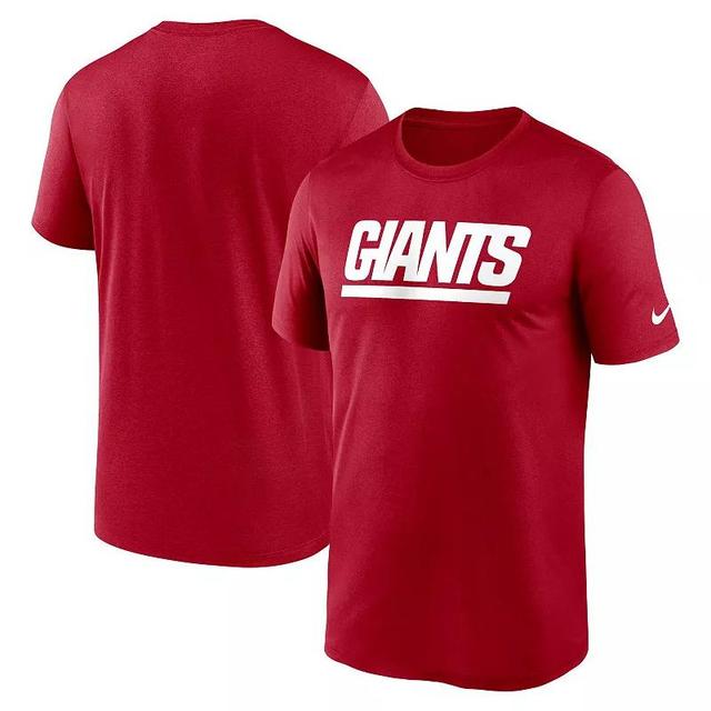 Mens Nike New York Giants Primetime Legend Wordmark Performance T-Shirt Product Image