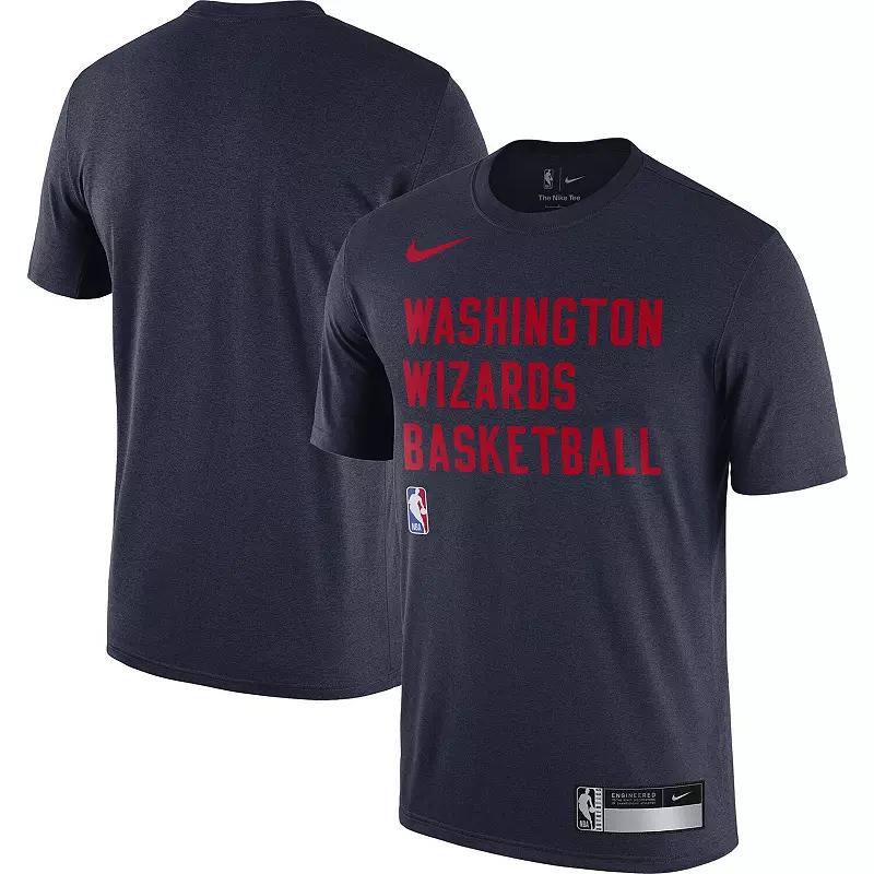 Mens Nike Navy Washington Wizards 2023/24 Sideline Legend Performance Practice T-shirt Product Image