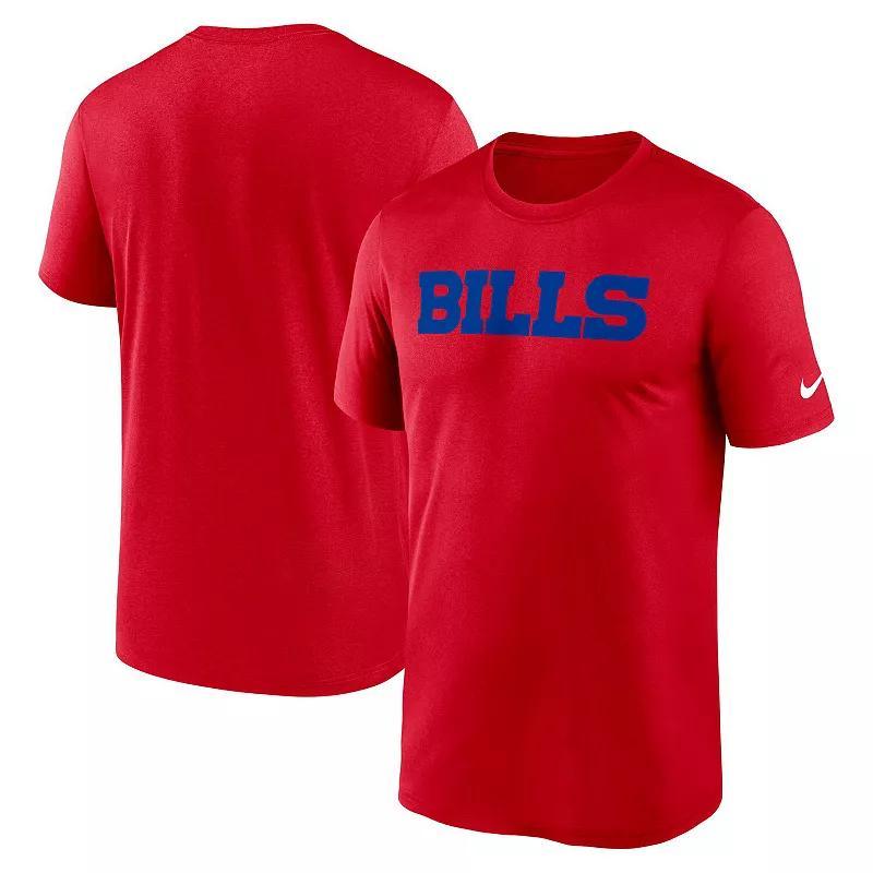 Mens Nike Buffalo Bills Primetime Legend Wordmark Performance T-Shirt Product Image