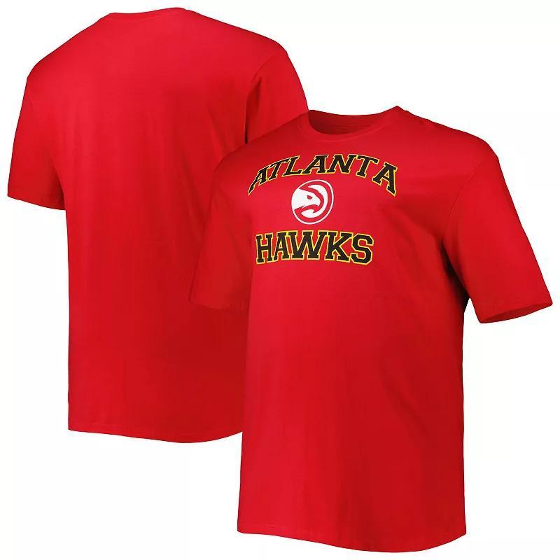 Mens Atlanta Hawks Big & Tall Heart & Soul T-Shirt Product Image