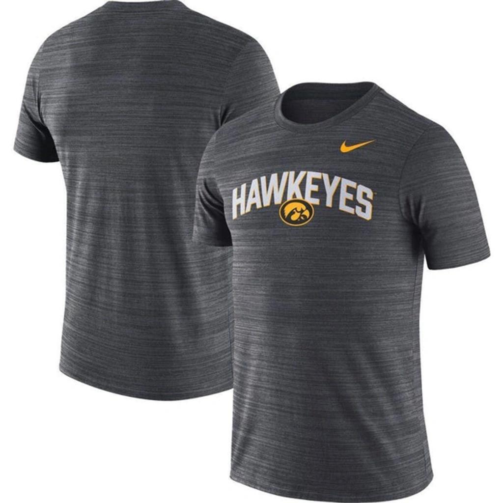 NIKE Black Iowa Hawkeyes Game Day Sideline Velocity Performance T-shirt Product Image