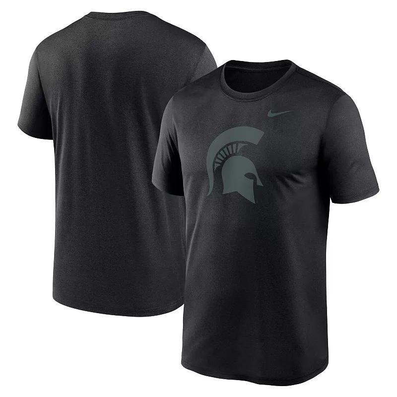 Nike Mens Black Michigan State Spartans Primetime Legend Logo T-Shirt Product Image