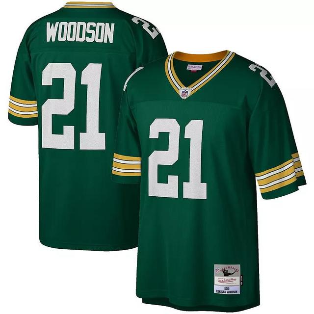 Mens Mitchell & Ness Charles Woodson Bay Packers Legacy Replica Jersey Product Image