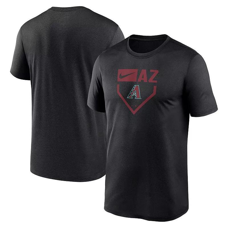 Mens Nike Arizona Diamondbacks Home Plate Icon Legend Performance T-Shirt Product Image