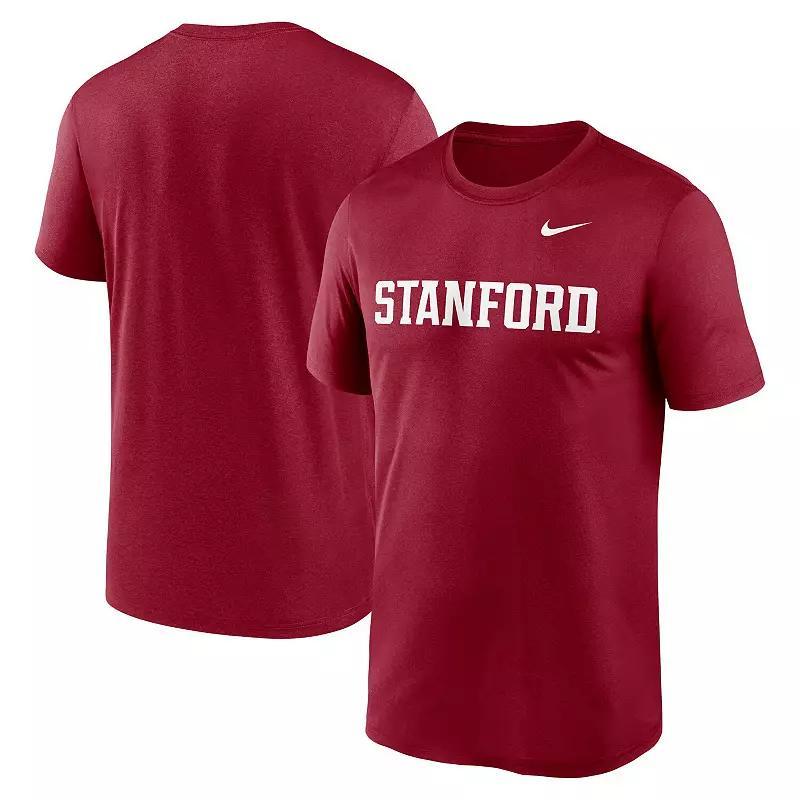 Mens Nike Cardinal Stanford Cardinal Primetime Legend Wordmark T-Shirt Product Image