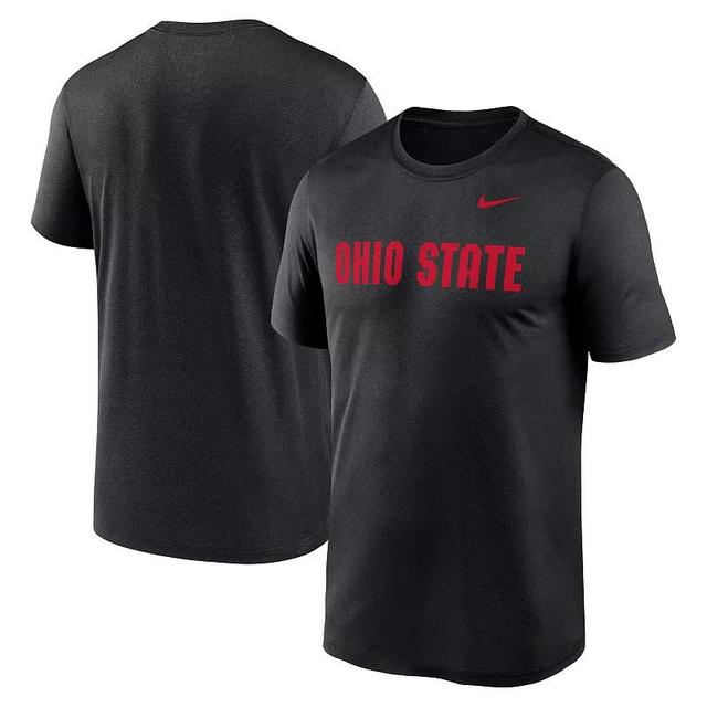 Mens Nike Ohio State Buckeyes Primetime Legend Wordmark T-Shirt Product Image