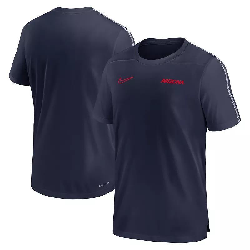 Nike Mens Penn State Nittany Lions 2024 Sideline Coach Performance T-shirt - Navy Product Image