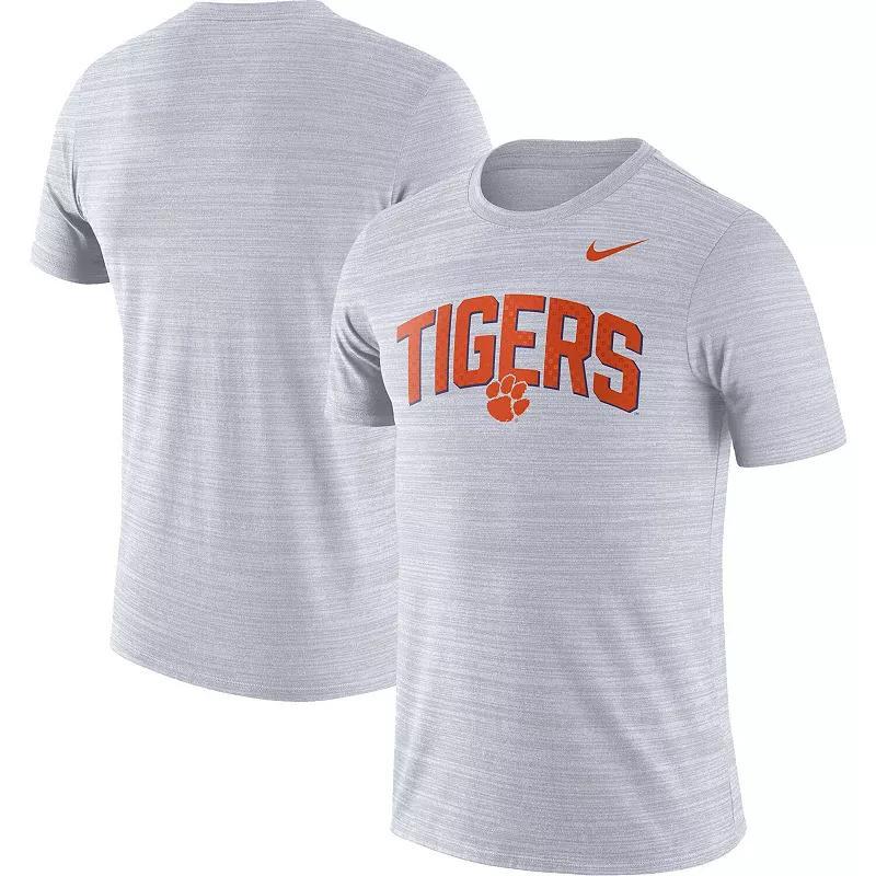 Mens Nike White Clemson Tigers 2022 Game Day Sideline Velocity Performance T-shirt Product Image