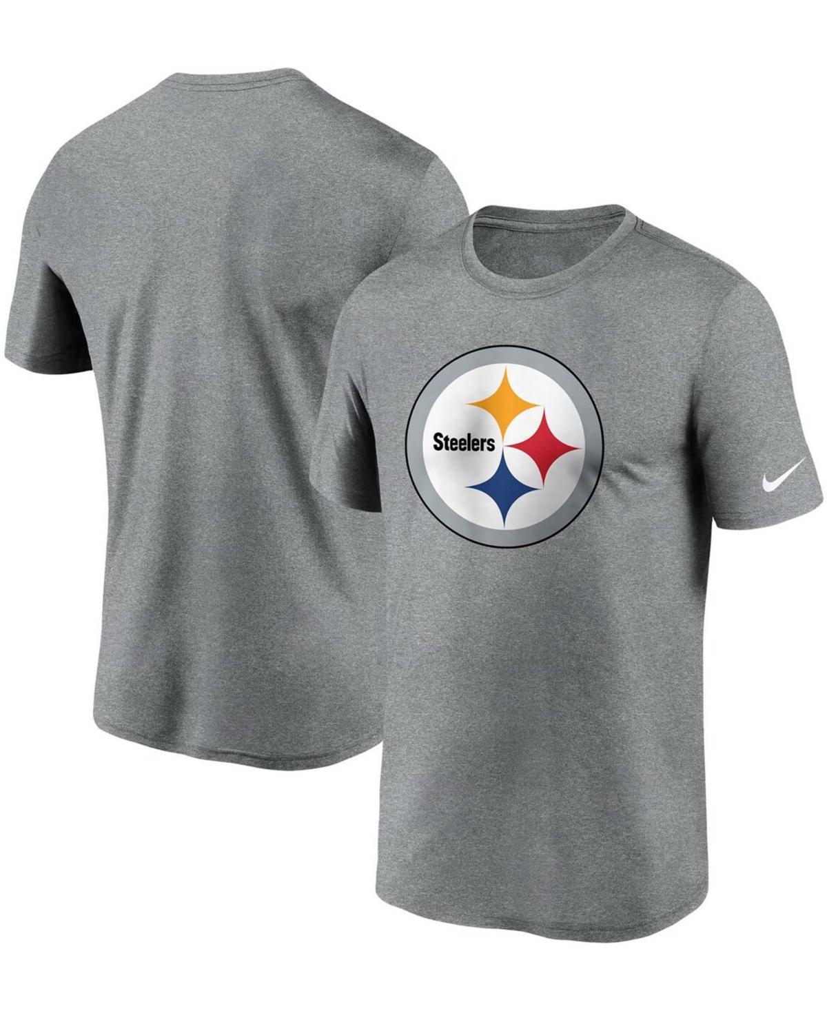 Mens Nike Charcoal Dallas Cowboys Wordmark Legend Performance T-Shirt Grey Product Image