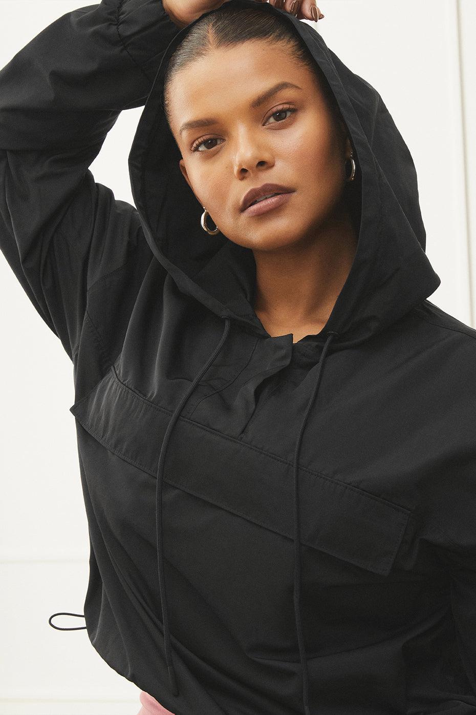 International Anorak Hoodie - Black Female Product Image