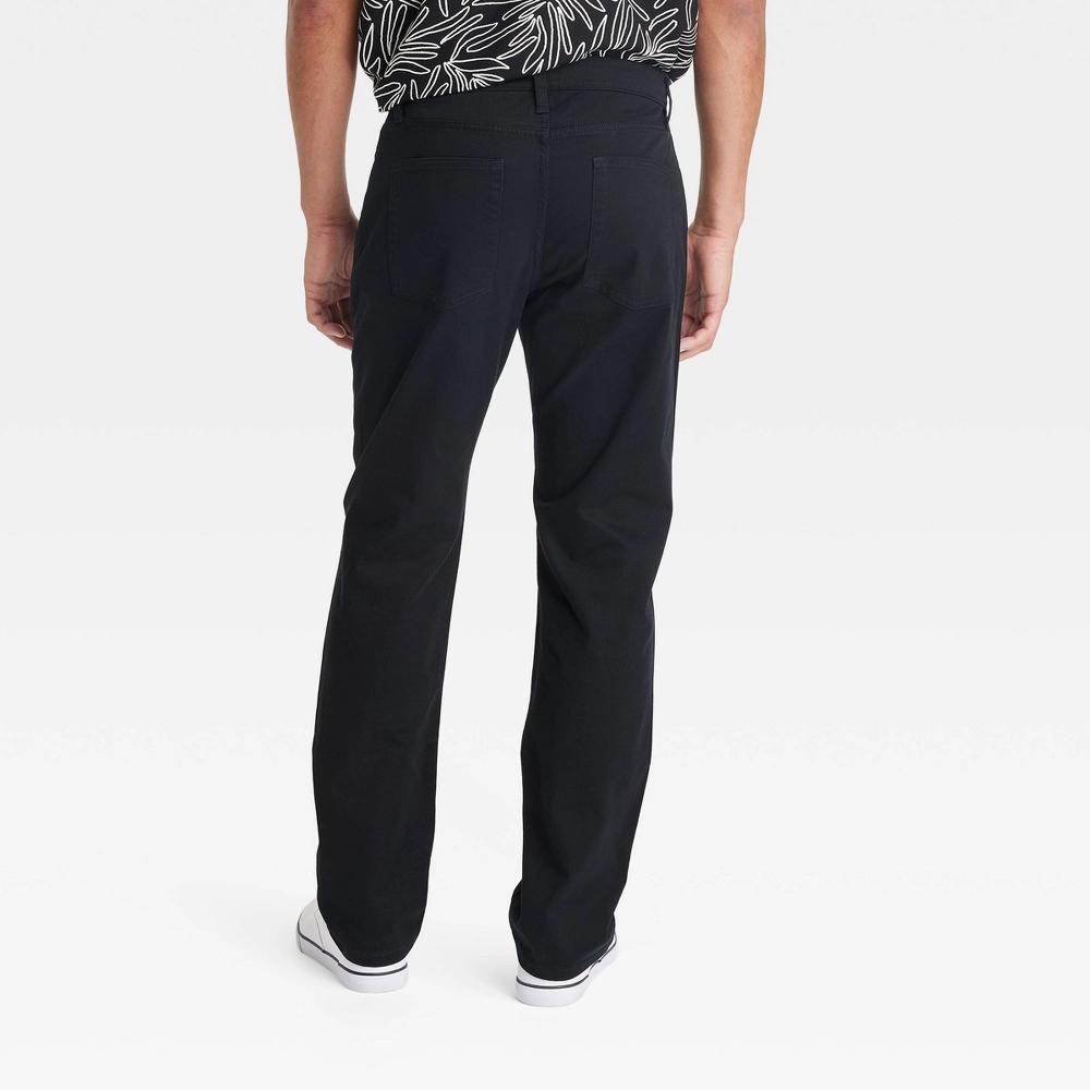 Mens Slim Five Pocket Pants - Goodfellow & Co Black 30x32 Product Image