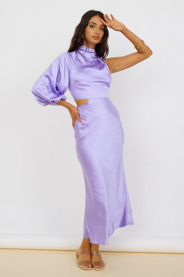 Love Spiral Maxi Dress Purple Product Image