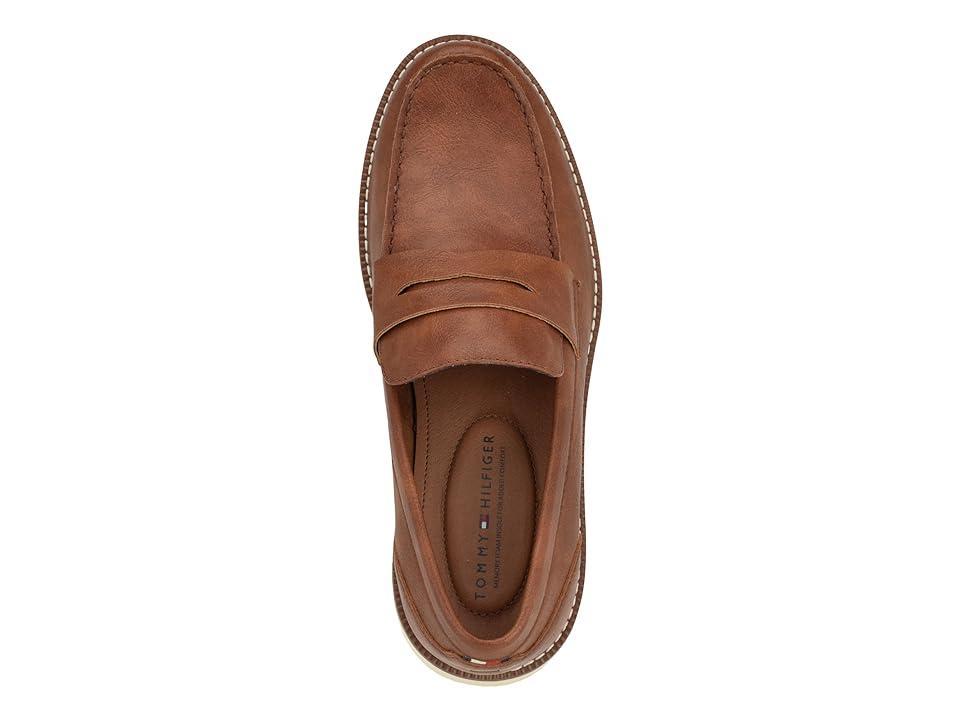 Tommy Hilfiger Tabaro (Cognac) Men's Lace Up Wing Tip Shoes Product Image