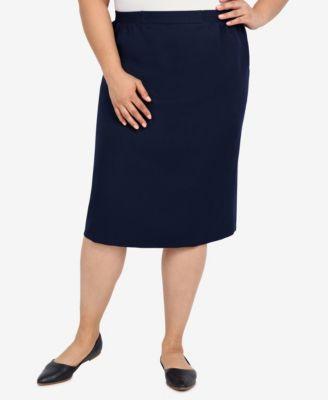 Alfred Dunner Plus Size Classics Classic Fit Skirt Product Image