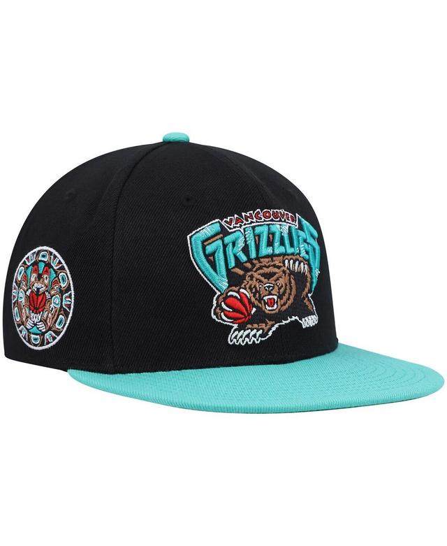 Mens Mitchell & Ness Black Vancouver Grizzlies Hardwood Classics Snapback Hat - Black Product Image