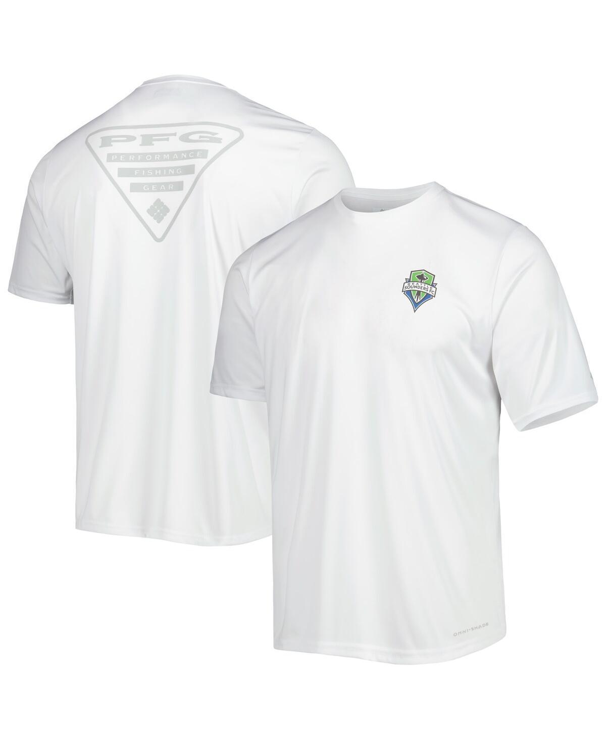 Mens Columbia Olympic White Seattle Sounders Fc Terminal Tackle Omni-Shade T-shirt Product Image