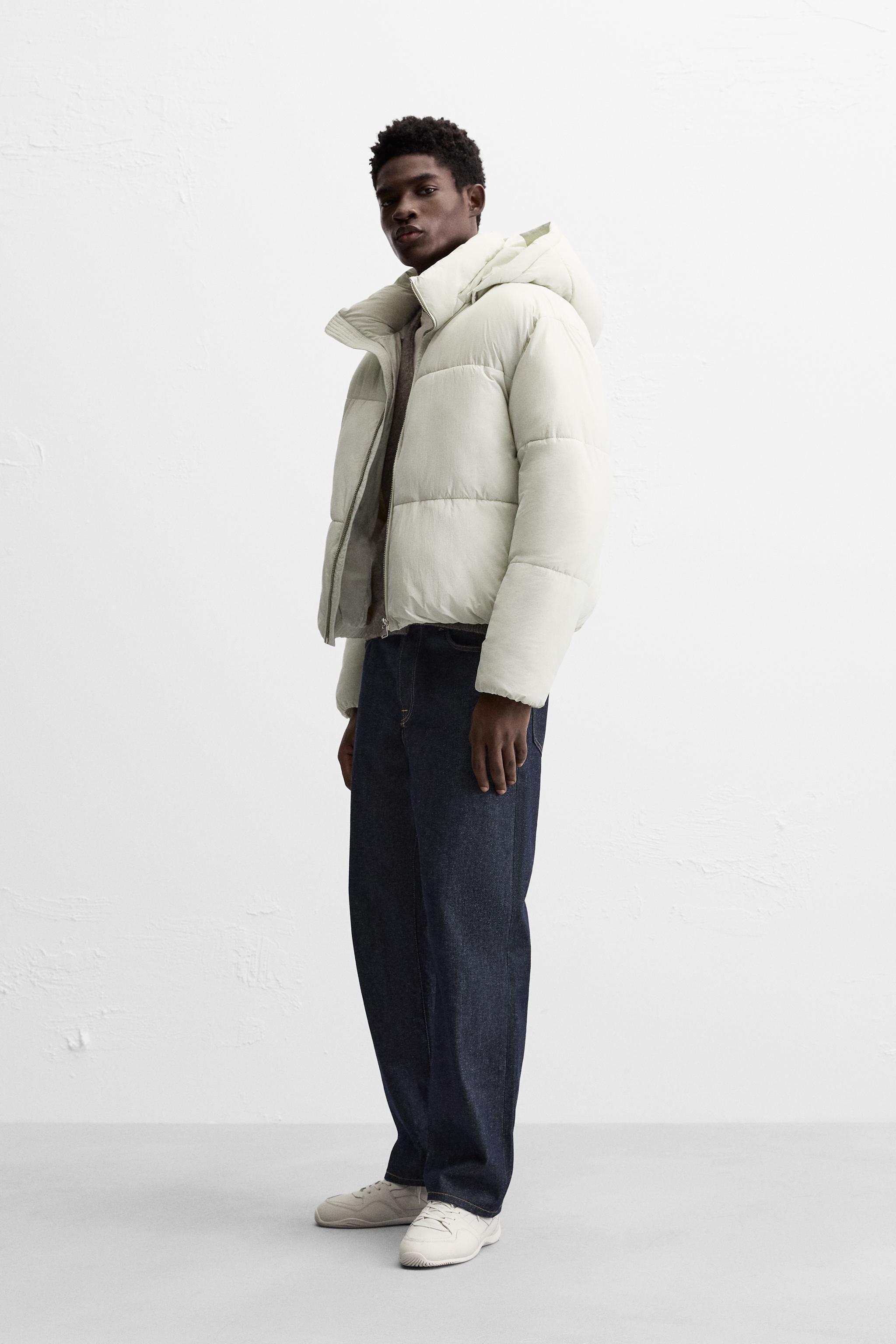 PUFFER JACKET WITH REMOVABLE HOOD Product Image