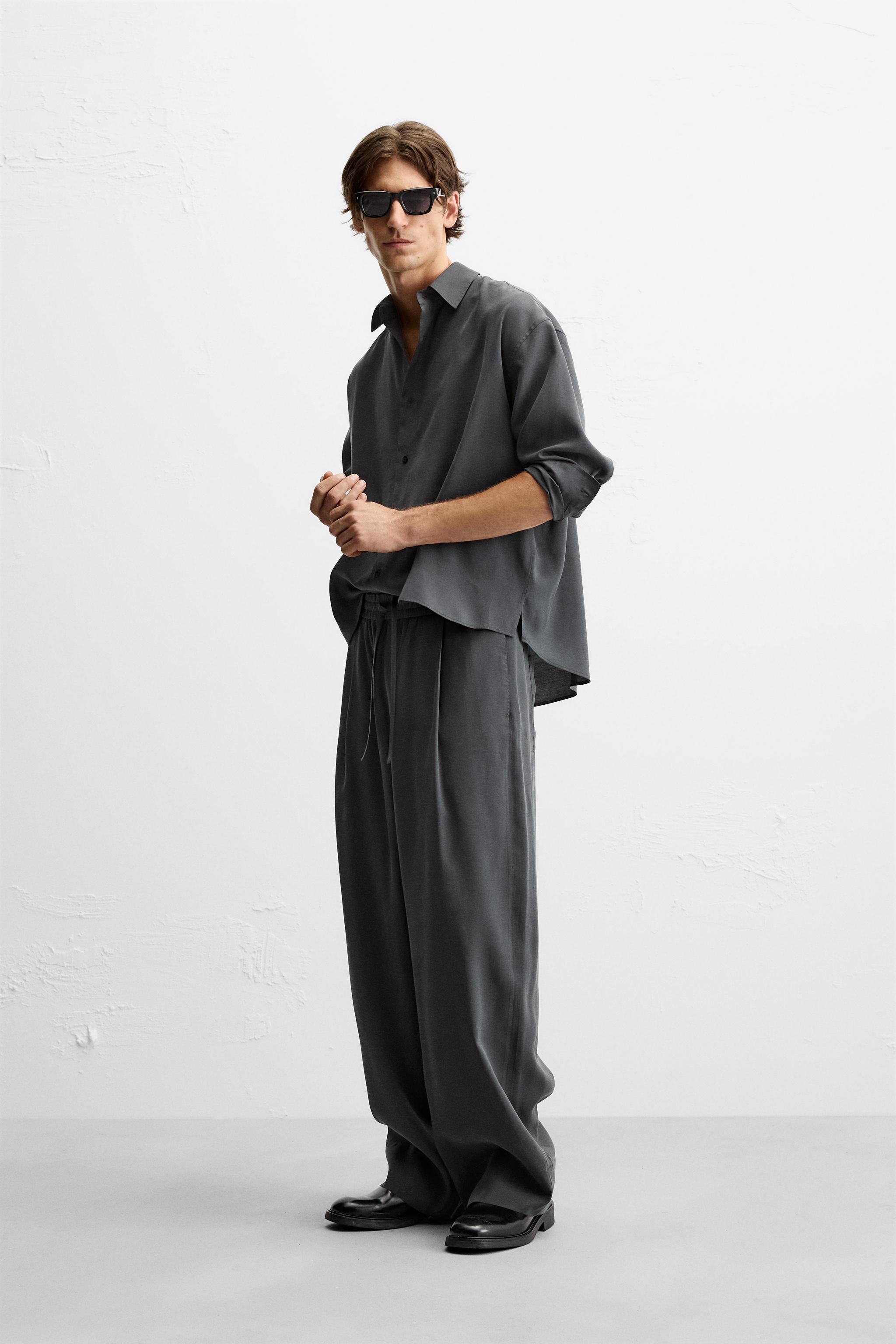 FLOWY RELAXED FIT PANTS Product Image