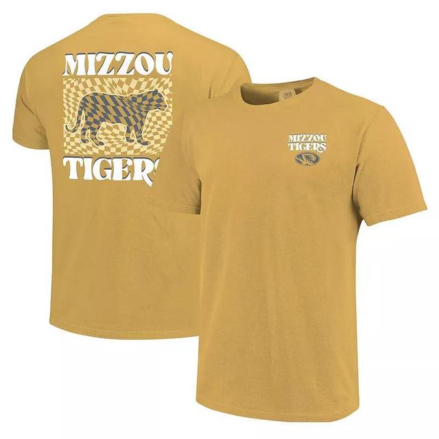 Womens Missouri Tigers Comfort Colors Checkered Mascot T-Shirt Product Image