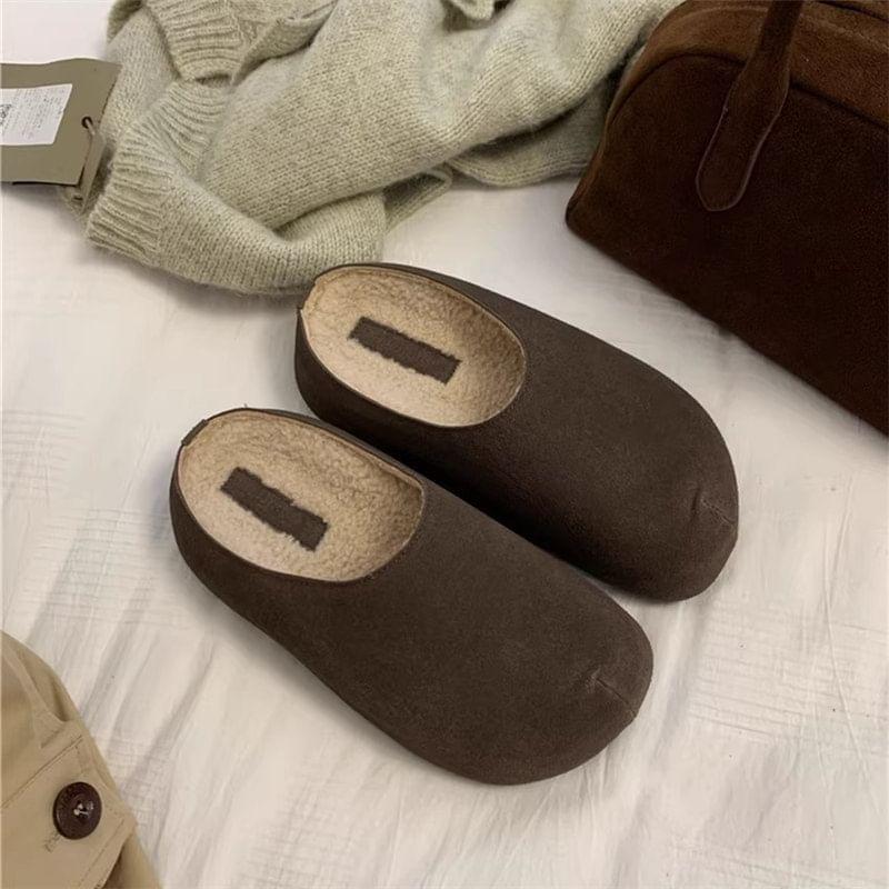 Fleece-Lined Mules Product Image