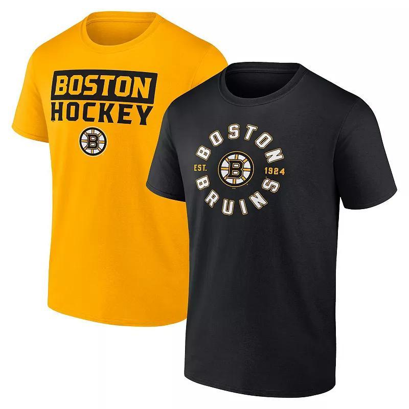 Mens Fanatics Branded Boston Bruins Serve T-Shirt Combo Pack Product Image