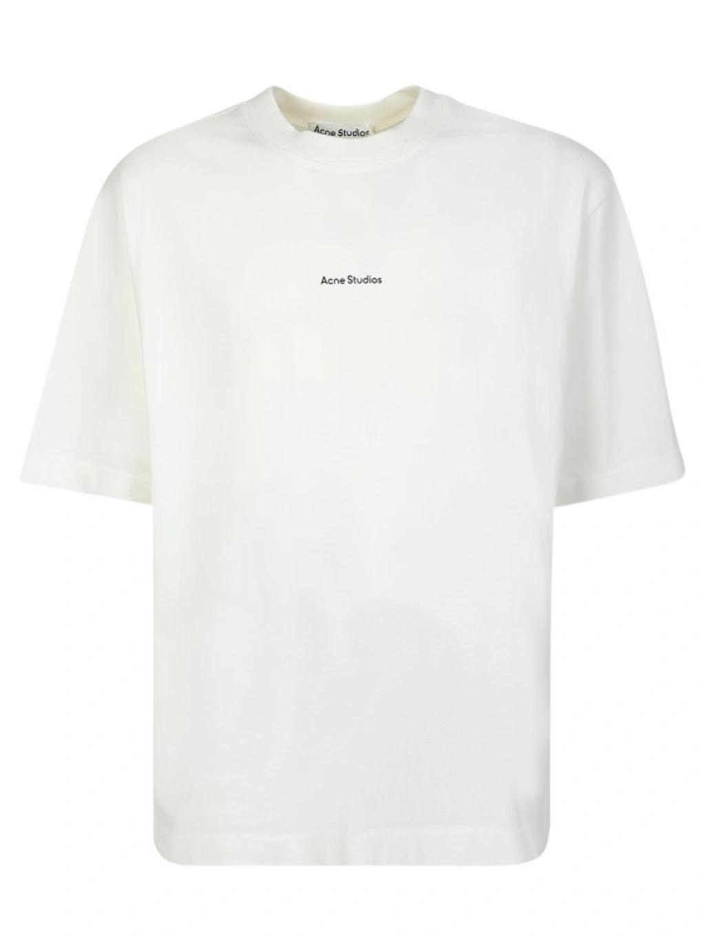 White Printed Long Sleeve T-shirt Product Image