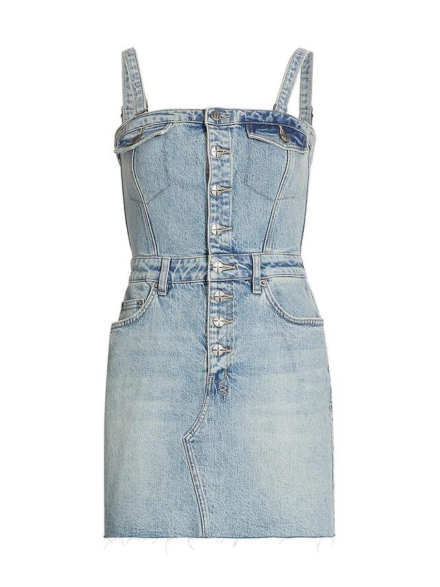 Womens Paradise Lost Paloma Denim Minidress Product Image