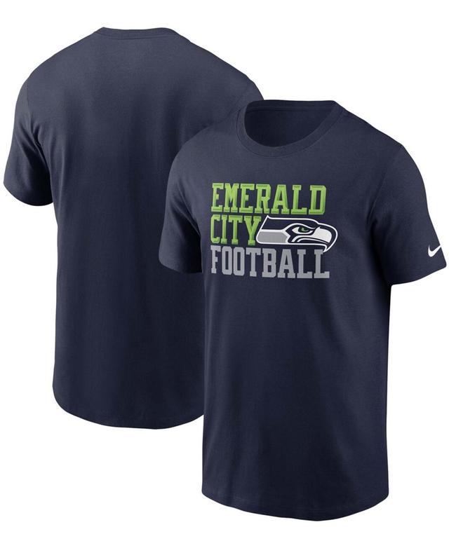 Mens Nike College Seattle Seahawks Hometown Collection Emerald City T-Shirt Blue Product Image