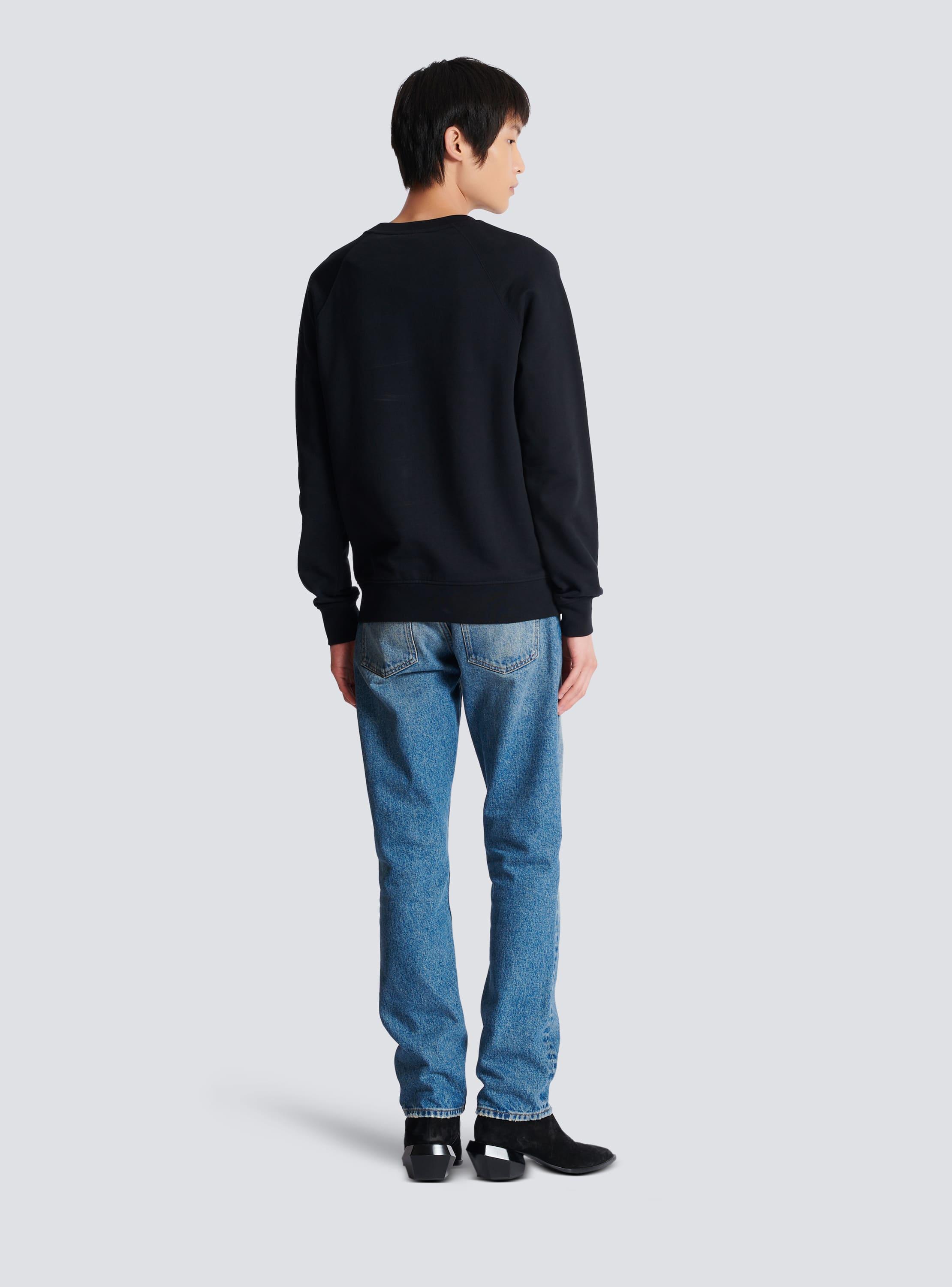 Balmain Paris flocked sweatshirt Product Image