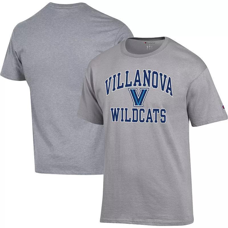 Mens Champion Heather Gray Villanova Wildcats High Motor T-Shirt Product Image