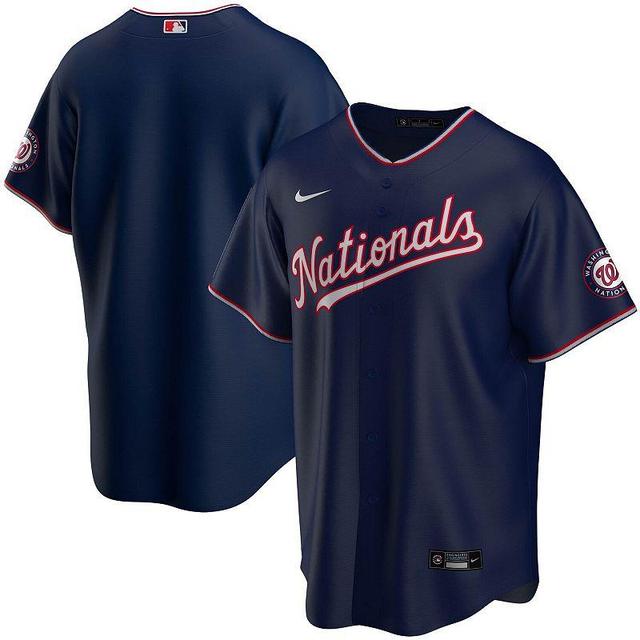 Mens Nike Washington Nationals Alternate Replica Team Jersey Blue Product Image