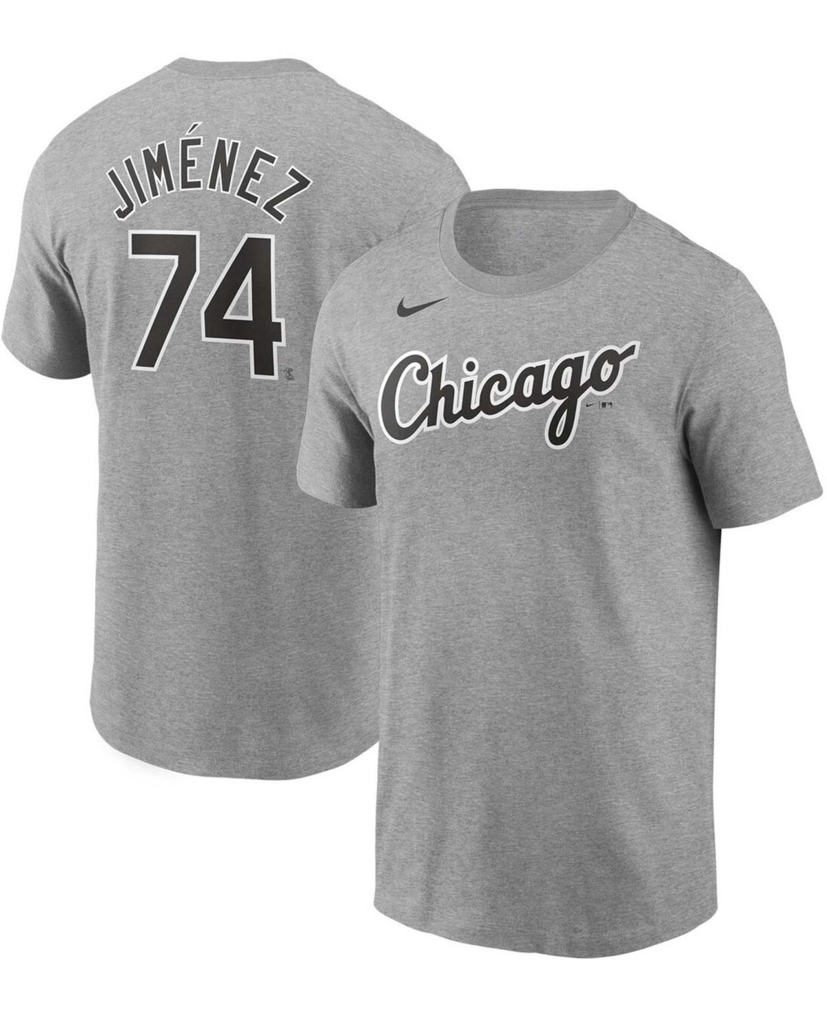 Mens Nike Heather Gray Chicago White Sox Name & Number T-Shirt Product Image