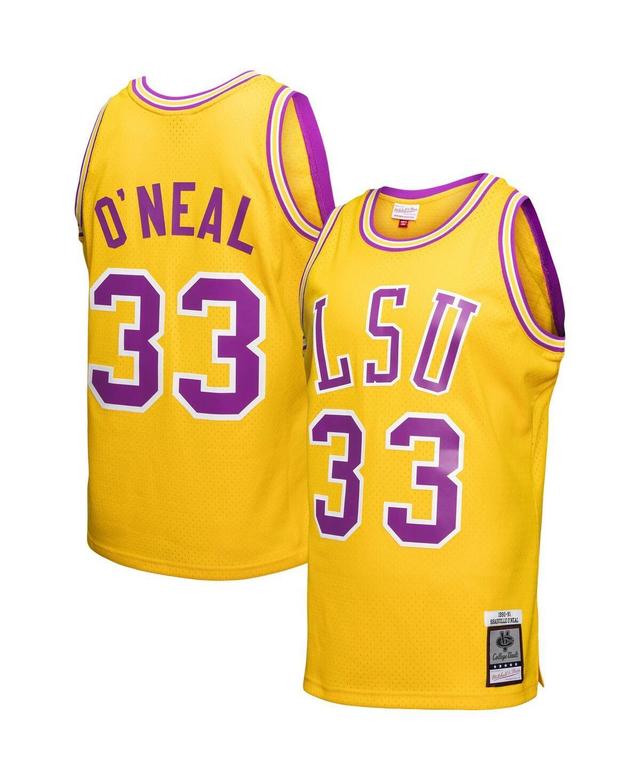 Mens Mitchell & Ness Shaquille ONeal LSU Tigers Player Swingman Jersey Product Image